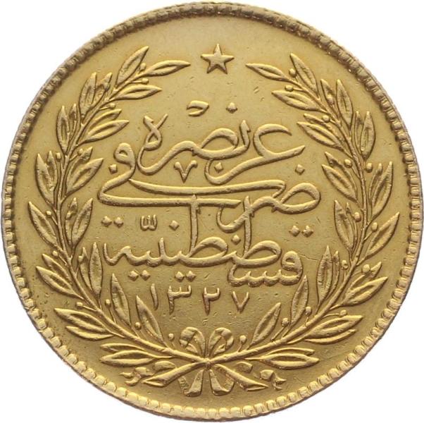 Türkei 500 Kurush AH1327 - Muhammad V.
